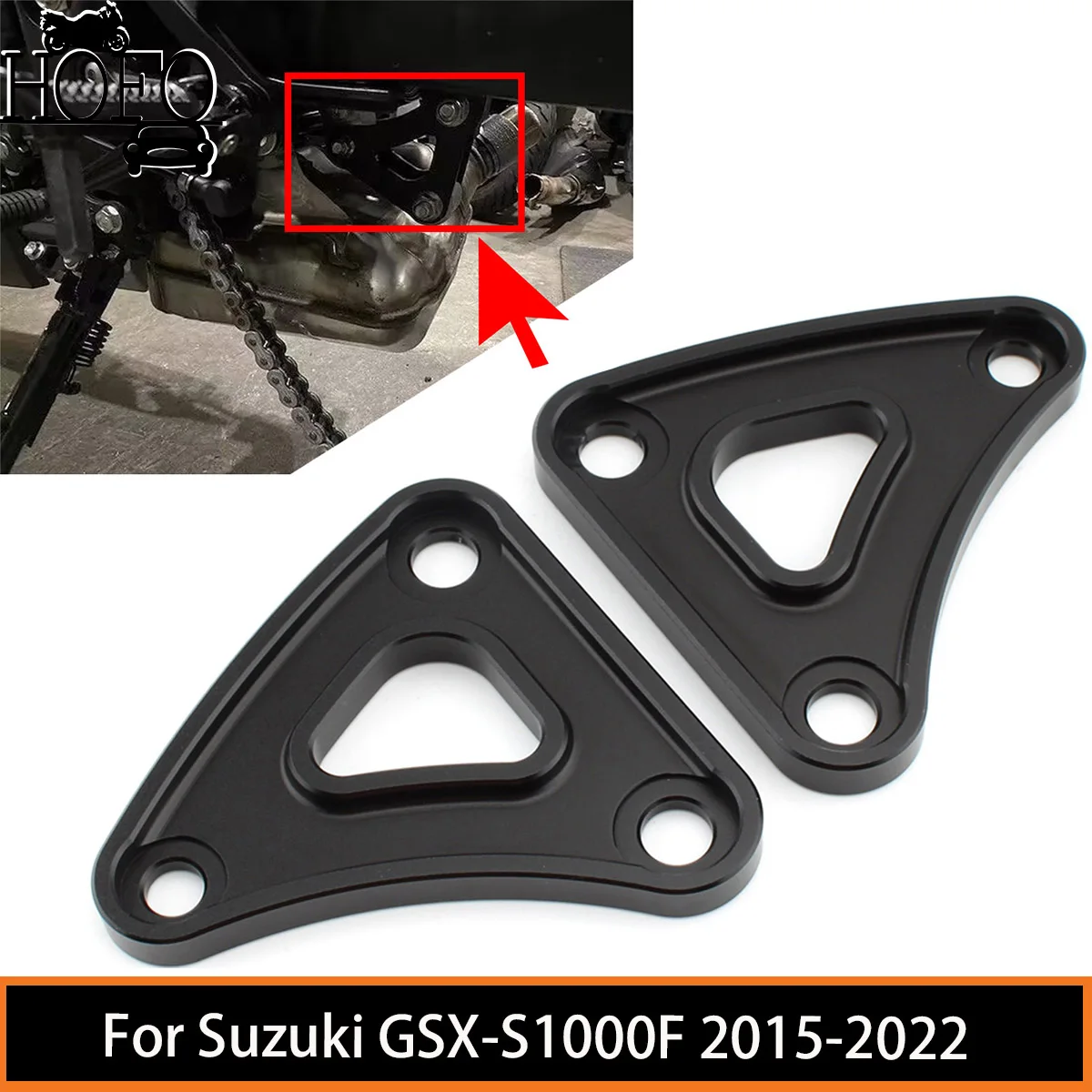 2 Pcs/Set Motorcycle Suspension Lowering Kit Dog Bones Linkages Motorcycle Accessories For Suzuki GSX-S1000F S1000GT 2015-2022