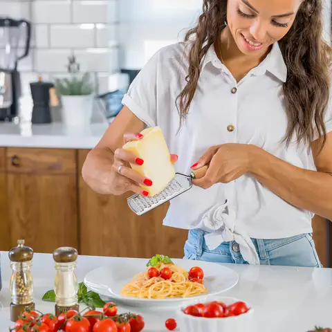 Rostfritt stål rivjärn potatisskalare med trähandtag köksredskap frukt grönsaksverktyg oststrimlare halkfri lätt 10 best sales rivjärn - №7