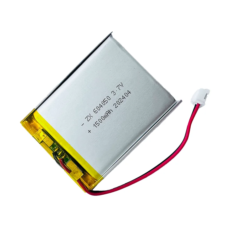 Rechargeable 604050 3.7V 1500mAh with jst PH 2.0mm 2pin plugFor MP3 MP4 Game Player mouse PSP Lampe speaker toys Mobile 064050