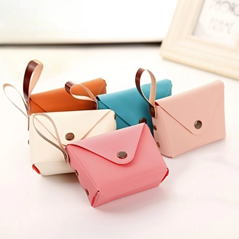 

Mini Storage Bag - Women's Triangular Coin Purse with Handle (Compact Organizer for Cash/Keys/Earbuds & Everyday Carry Solution)