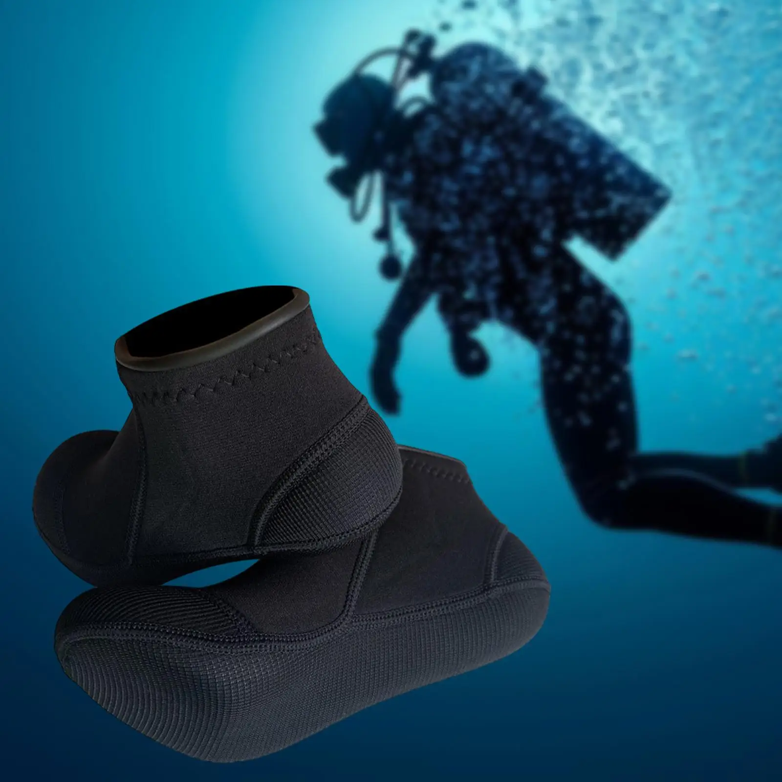 Diving Socks Wetsuit Footwear 3mm Neoprene Anti Slip Wetsuit Fin Booties Water Socks for Snorkeling Rafting Boating Kayaking