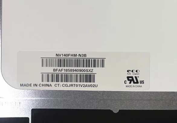 NV140FHM-N3B NV140FHM-N4B 14,0-дюймовая ЖК-панель дисплея для ноутбука 1920*1080 EDP 30 контактов
