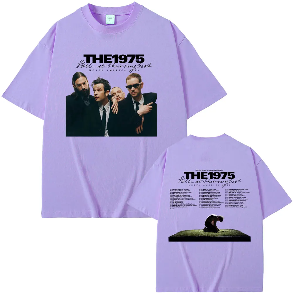بديل روك باند 1975 لا يزال في أفضل جولة أمريكا الشمالية تي شيرت الرجال النساء عادية القطن خمر تي شيرت بلايز