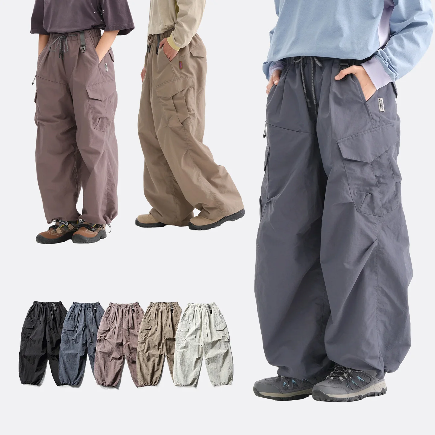 Pantalón Cargo Unisex Impermeable
