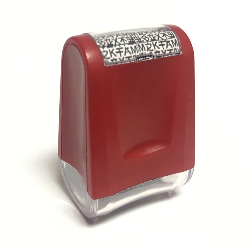 6 pezzi timbro a rullo per la protezione dell'identità per proteggere il tuo Id Privacy dati riservati timbro antifurto, 6 colori