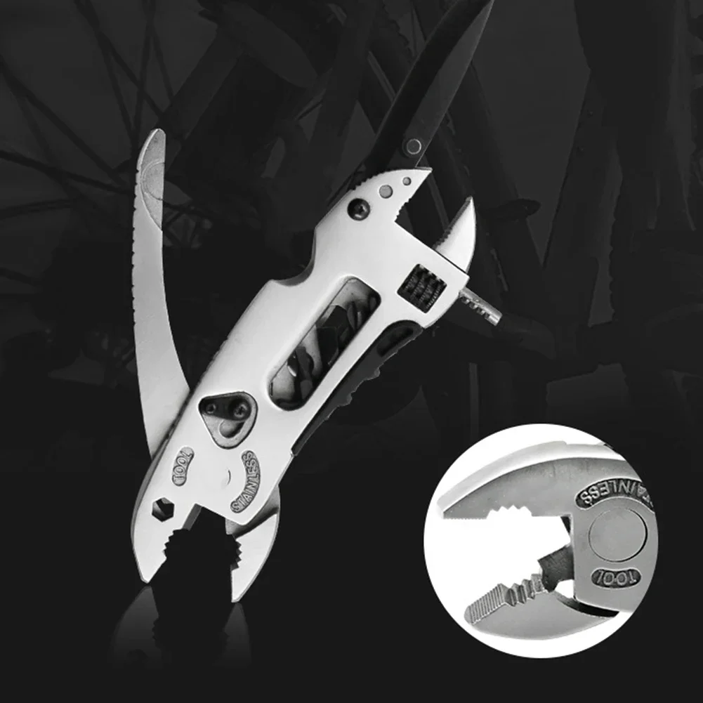 Portable Multi-Tool Camping Tool Camping Comfortable Grip Compact And Portable Enduring And Tough Folding Size 122mm