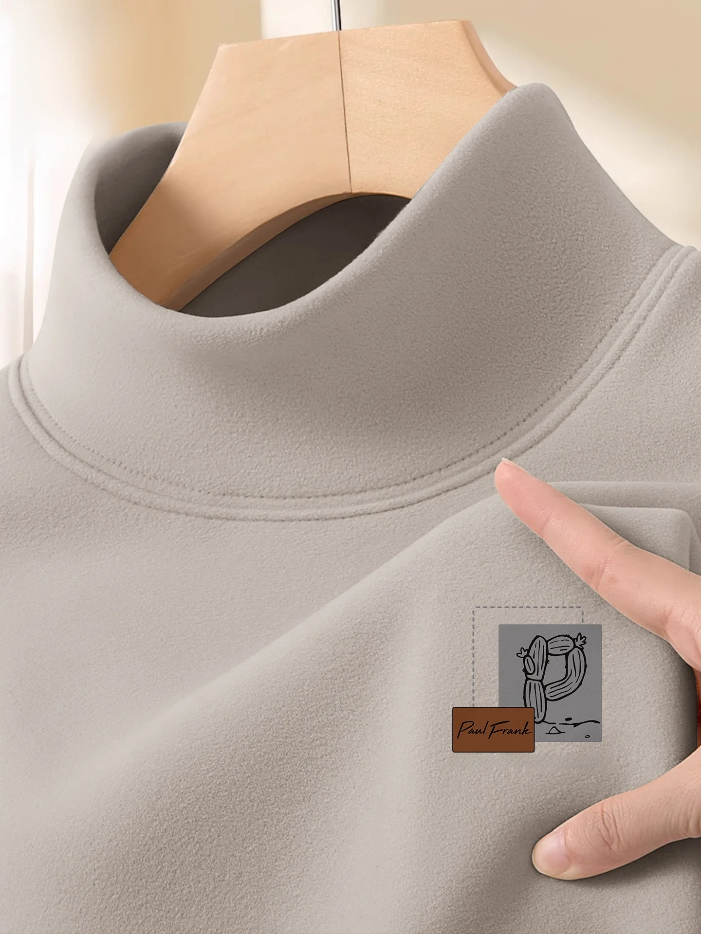 

Двусторонняя термофутболка с высоким воротником для мужчин, зимняя, теплая, дышащая, быстросогревающая, для низких температур