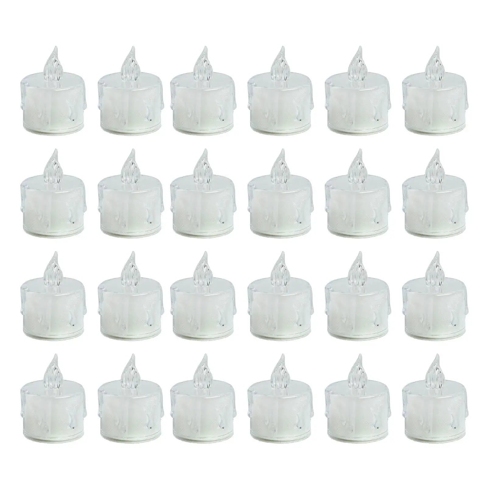 

24Pcs Tealights Candles Electric Light Candle Flickering LED Night Light