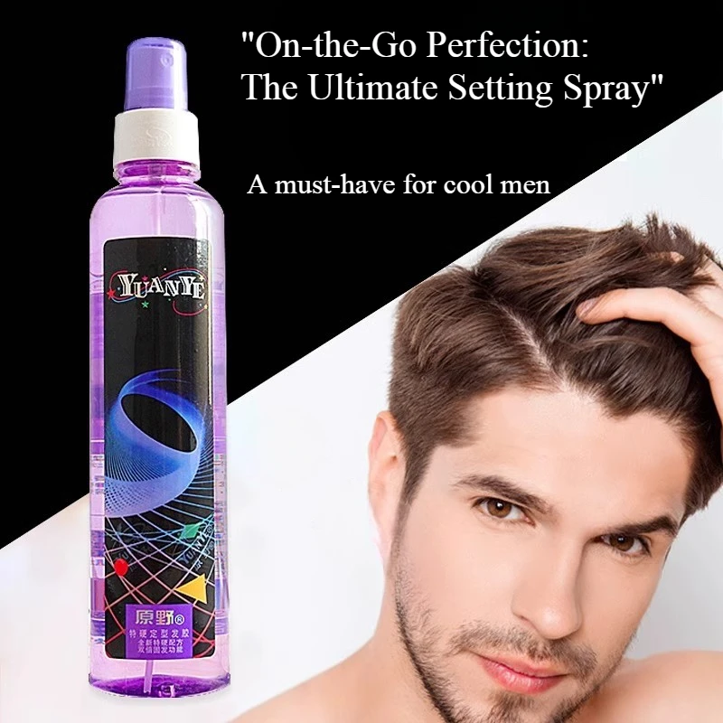 

350ml Fashion Hair Styling Spray Daily Use Unisex Strong Fixing Hair Building Fiber Quick Disposable Hair Hold Spray