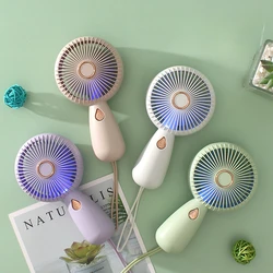 Mini Handheld Small Fan Portable Portable Silent Office Desk Student On Dormitory Charging Outdoor Hand Holding Fan Small