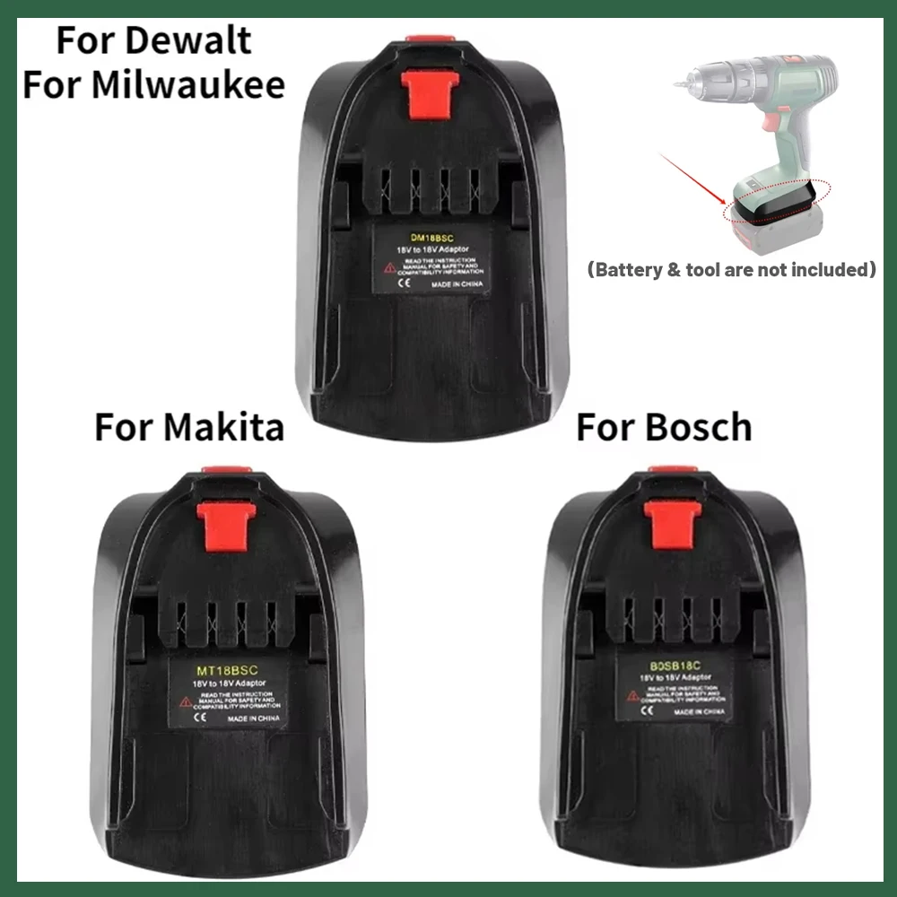 

Adapter Converter For Bosch/Dewalt/Makita/Milwaukee 18V Lithium battery To For Bosch C tool 18V Battery Electrical Tool Replace