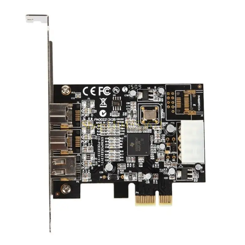 Бестселлер 1394 Карта расширения PCIE 1X для видеоадаптера IEEE 1394 для аксессуаров для настольных ПК
