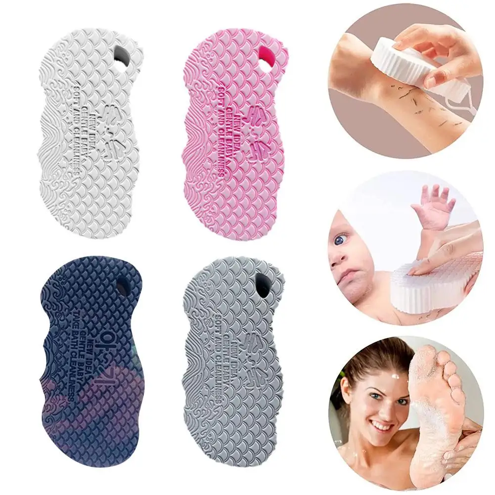 3d Magische Kinderen Bad Spons Lichaam Exfoliërende Dode Borstels Massager Artefact Douche Spons Huid Reiniging Peeling Y0g2