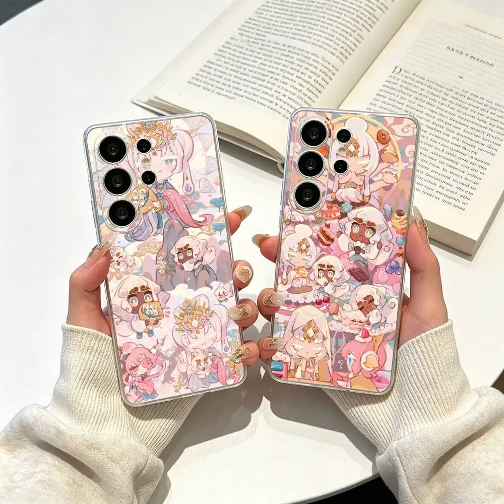 

Cookie Run K-KingdomS Phone Case For Samsung S25,S24,S21,S22,S23,S30,Ultra,S20,Plus,Fe,Lite Transparent Cover