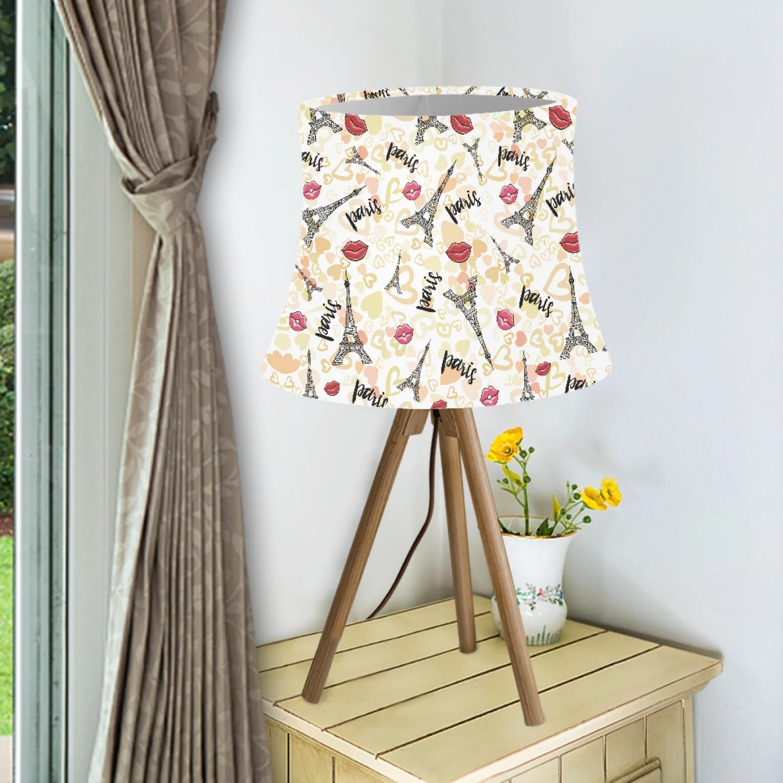 

Art Decor Lampshades for Table Lamps 2025 The Eiffel Tower Printed Wall Lamp/Floor Lamp Chandelier Lamp Cover Light Shade Covers