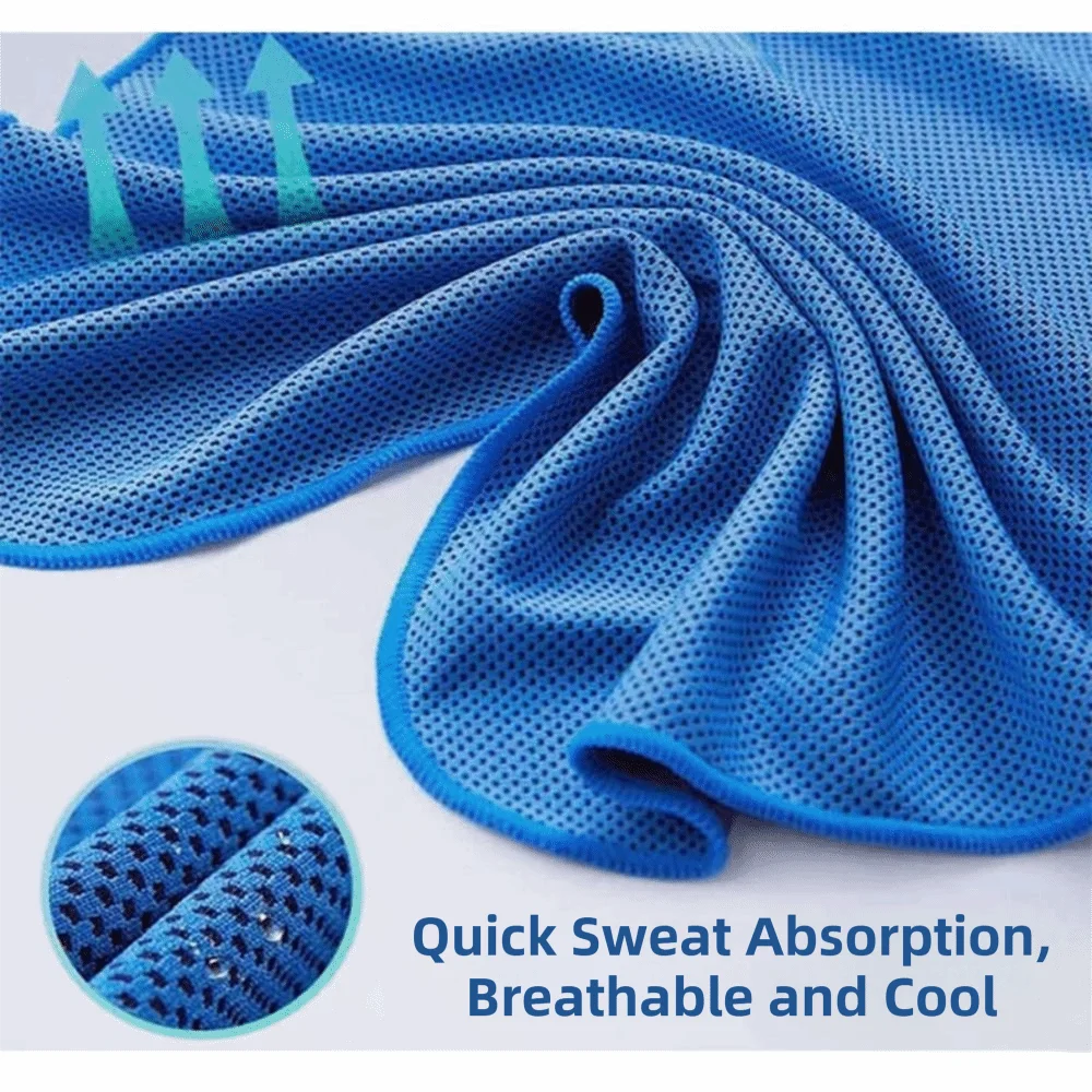 

Sports Absorbent Cooling Towel Anti Slip UV Protection Cooling Hoodie Quick Dry Cool Feeling U-shaped Cooling Outdoor Sports