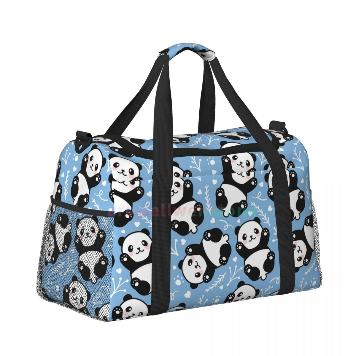 Panda Travel Duffel Bags Sport Gym Yoga Luggage Bag Personalized Weekender Bag with Shoulder Strap