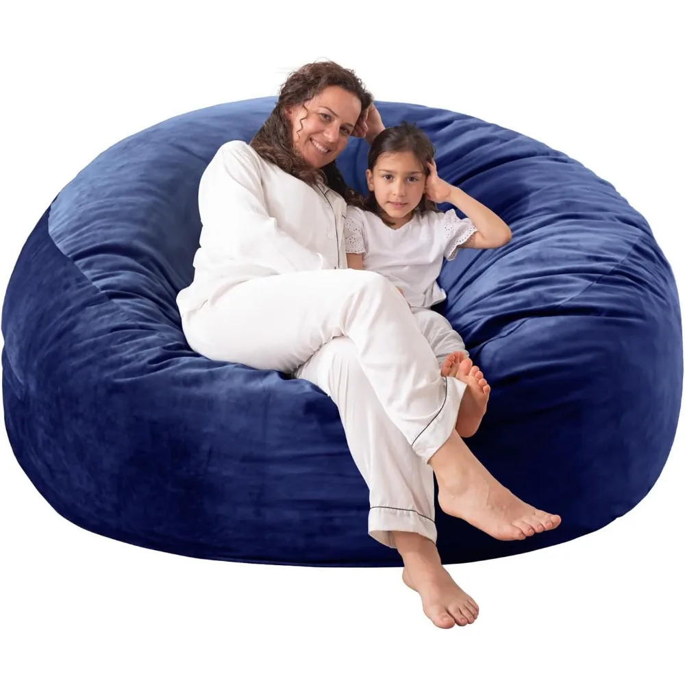 [Removable Outer Cover] Large Bean Bag Chair: 3 ft Memory Foam Bean Bag Chairs for Adults/Kids,Bean Bag Chair with Filler Includ