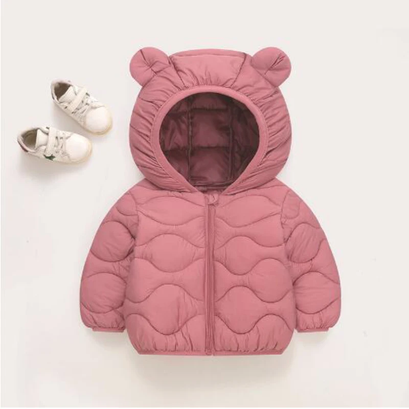 Winter Hooded warm Jacket boys for girls coat 2-7 year old Beibei 2024 fashion new Korean version Children's clothes down jacket