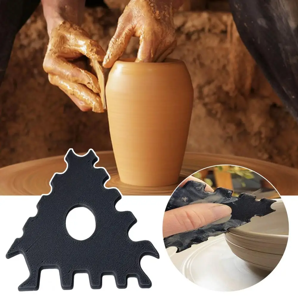 Versatile Pottery Rib Shaping Tools for Ceramics Clay Sculpting Trimming DIY Smoothing Texture Ribs Hand Building Tool