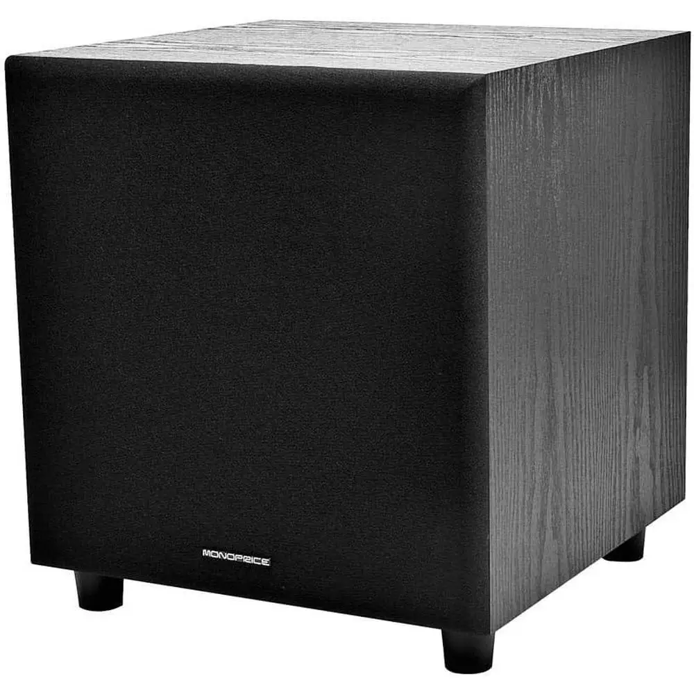 

60-Watt Powered Subwooer - 8 Inch With Auto-On unction, or Studio And Home Theater Black