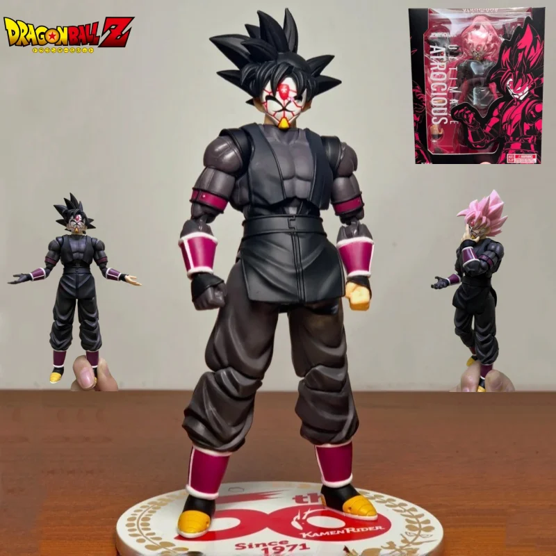 

Новый оригинальный Devil Fit Dragon Ball S.H.Figuarts Shf Ultimate Atrocious Black Goku Zamasu Фигурка Аниме Модель Игрушка в подарок