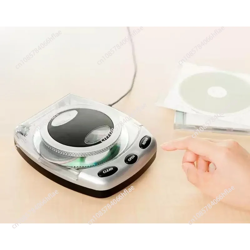 Automatic Electric CD DVD Cleaner Disc Restoration Machine with Scratch Repair Function