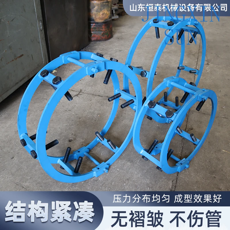 Long-distance pipeline welding external counterpart bilateral top wire counterpart
