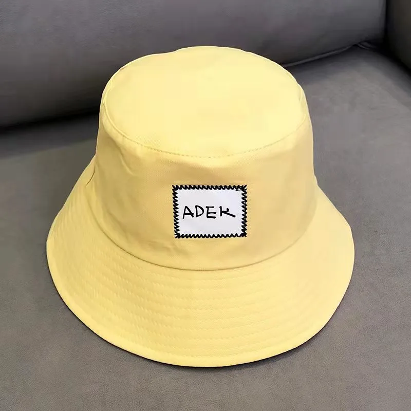 2022 New Bucket Hat Candy Color Sunscreen Women Headgear Outdoor Travel Cycling Headdress Fishermen Hats Hip Hop Panama Dicer image 3