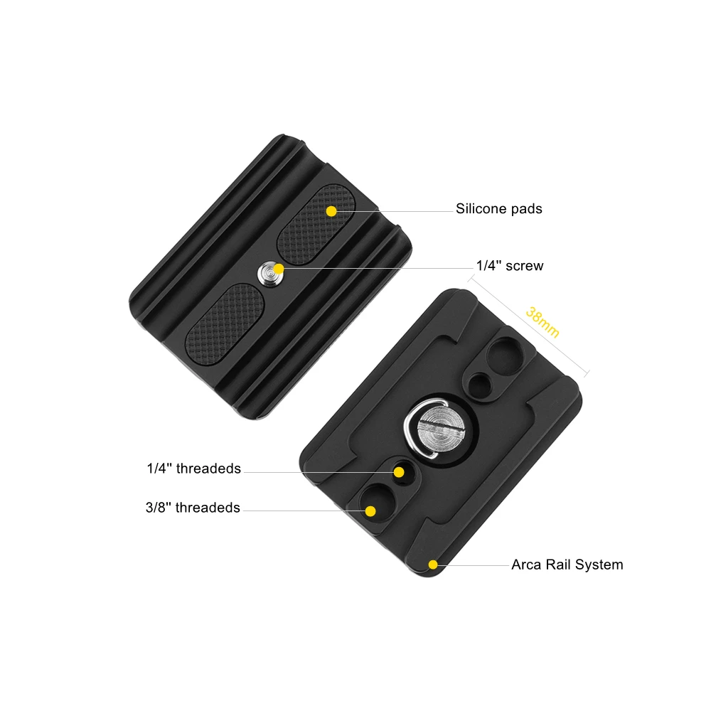 Camera Arca Tether Cable Clamp Block Plate for Arca Tethering Port Lock Protector for DSLR Tripod Ball Head Tethered Tools Kits