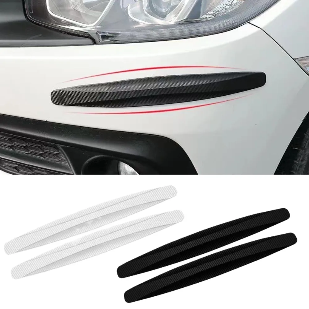 

Универсальная защитная полоса для автомобильного бампера, 2 шт., защита от царапин, защитная полоса из ПВХ, водонепроницаемая накладка из углеродного волокна