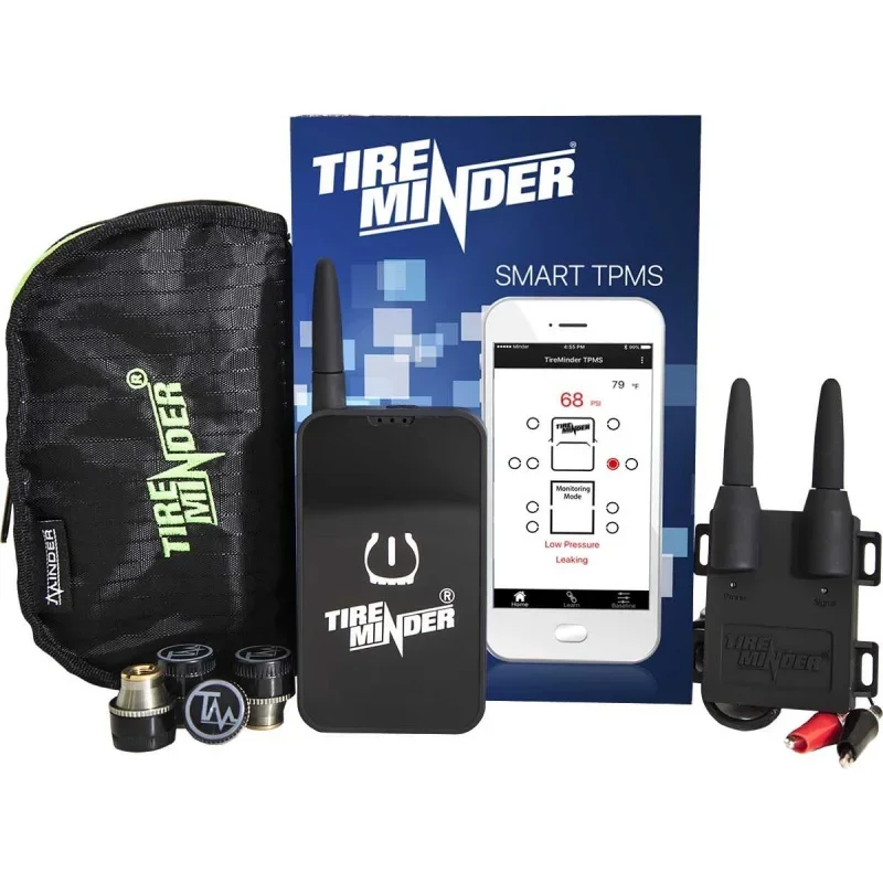 Smart TPMS with 4 Transmitters for RVs, MotorHomes, 5th Wheels, Motor Coaches and Trailers