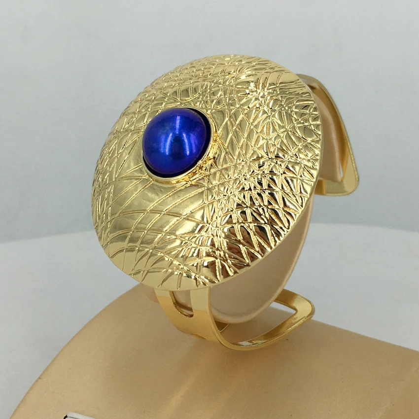 Joyería italiana chapada en oro de 18k para mujer, anillo, pulsera, pendientes, collar, FHK13879