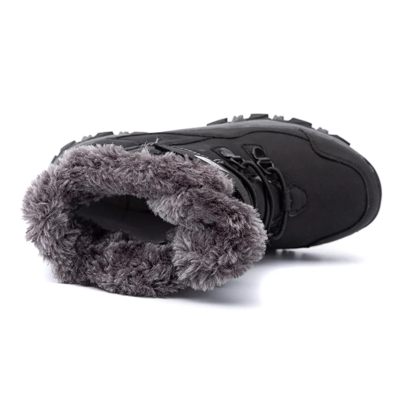 Inverno bambini neve stivali caldi scarpe di pelliccia ragazzi Sneaker scarpe da trekking in gomma moda scarpe per bambini stivali in pelle impermeabili per bambini