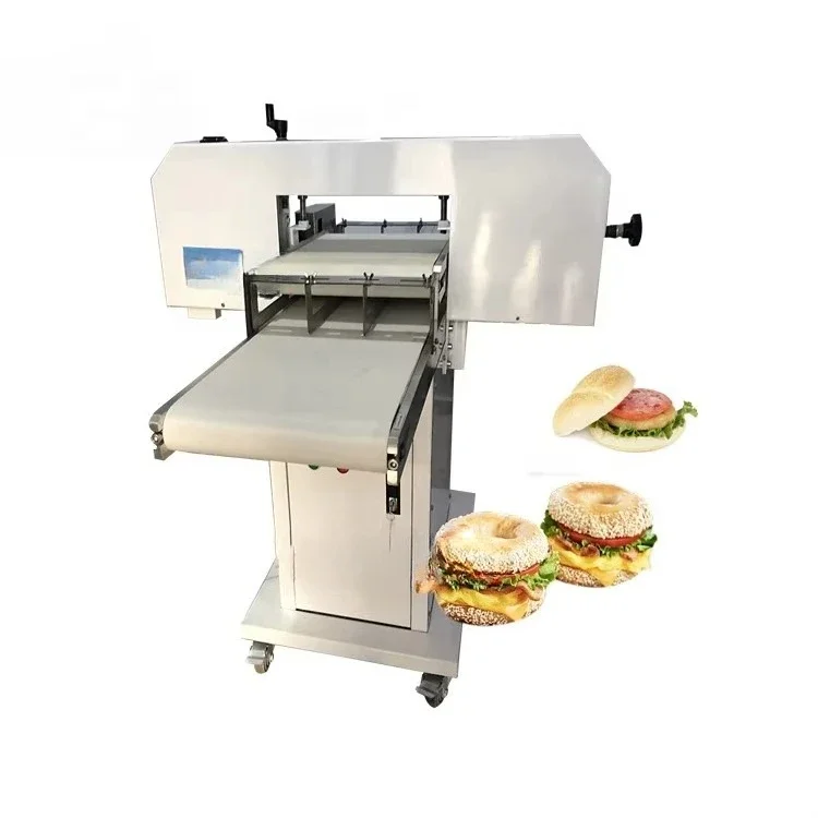 Bakery slicer, hamburger bread bread, slicer