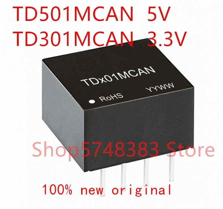 1PCS/LOT 100% new original TD501MCAN TD301MCAN Single channel high speed small volume can isolated transceiver module