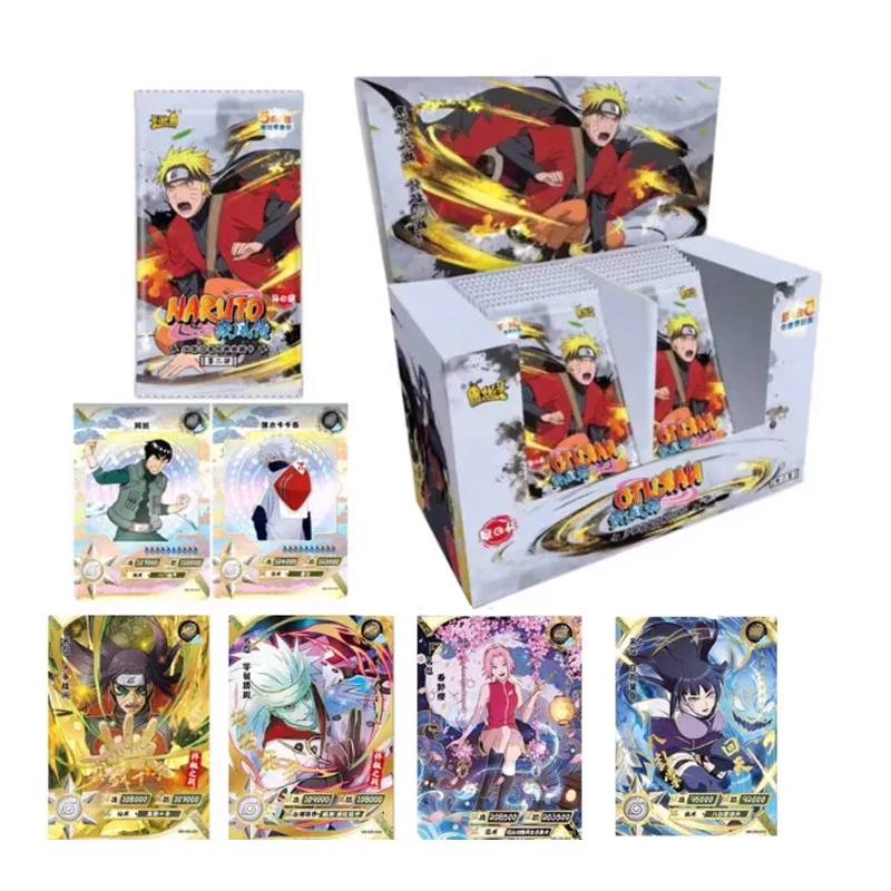 Hot Anime Naruto Gioco di carte Battle Chapter Serie 2 Carte da collezione Heritage Giochi premium Carte anime Regalo squisito Giocattoli Ninja