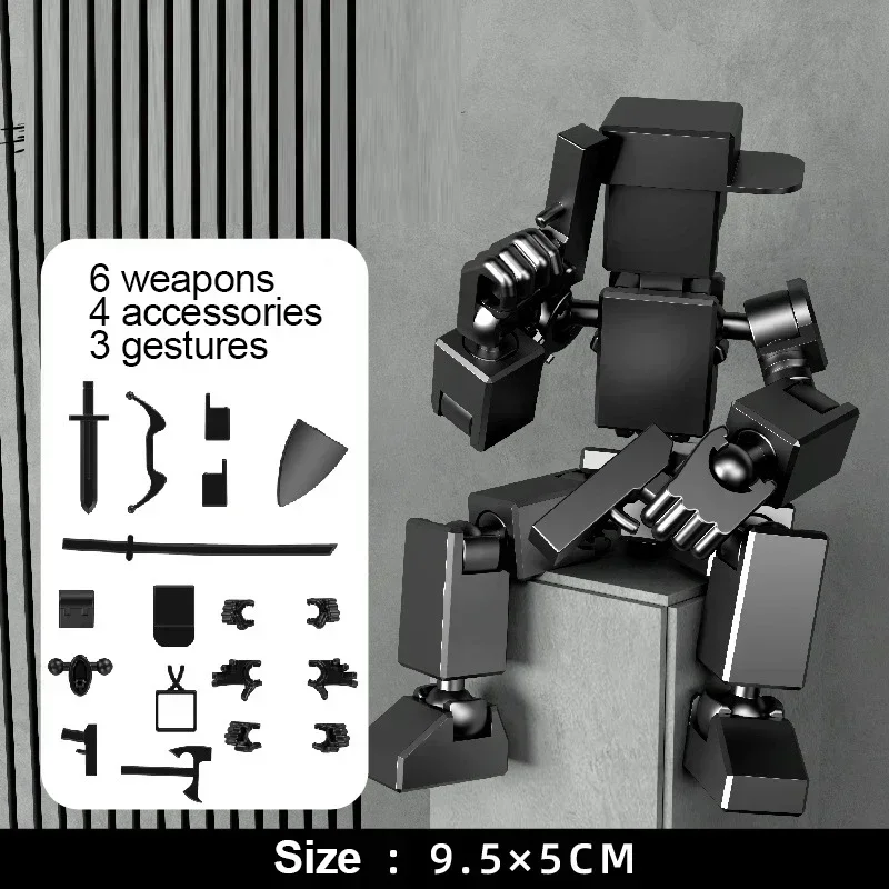 الإبداعية متعددة المفاصل المنقولة Shapeshift روبوت 3.0 ثلاثية الأبعاد المطبوعة المعرضة الدمية عمل نموذج دمية لعبة طفل عيد الميلاد ديكورا هدية #5