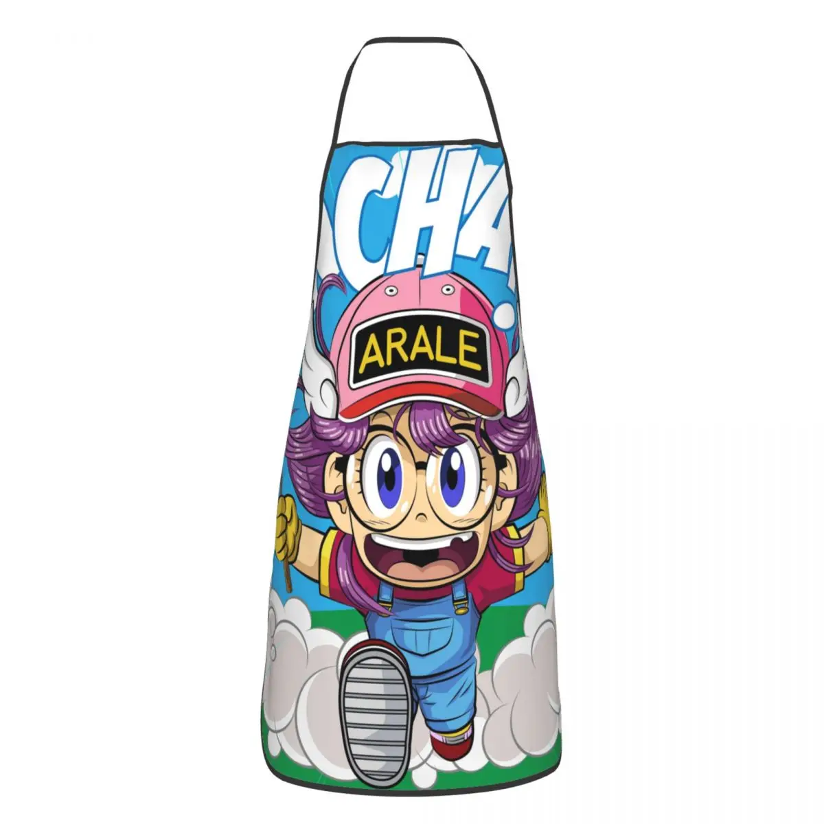 Custom Bib Dr. Slump Apron for Men Women Unisex Adult Chef Cooking Kitchen Arale Norimaki Anime Manga Tablier Cuisine Baking