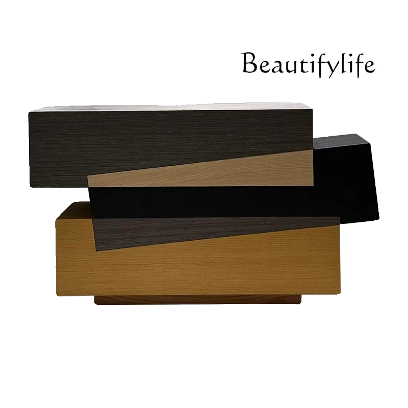 

Italian Affordable Luxury Style Entrance Cabinet Modern Minimalist Chest of Drawer French Decorative Chest of Drawers