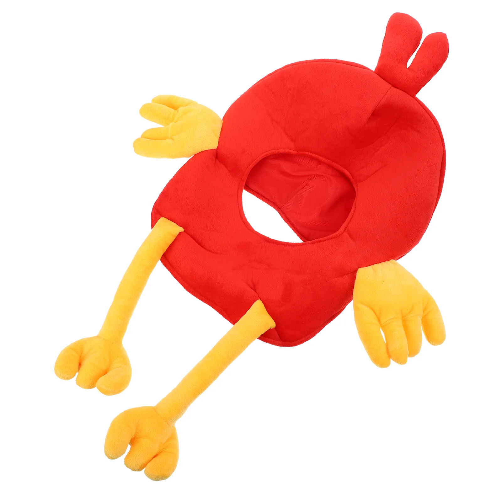 

1pc Chicken Hat Soft Sponge Diy Photography Cap Photo Booth Prop Selfie Tool Costume Accessory Party Favor Stuffed Animal Hat