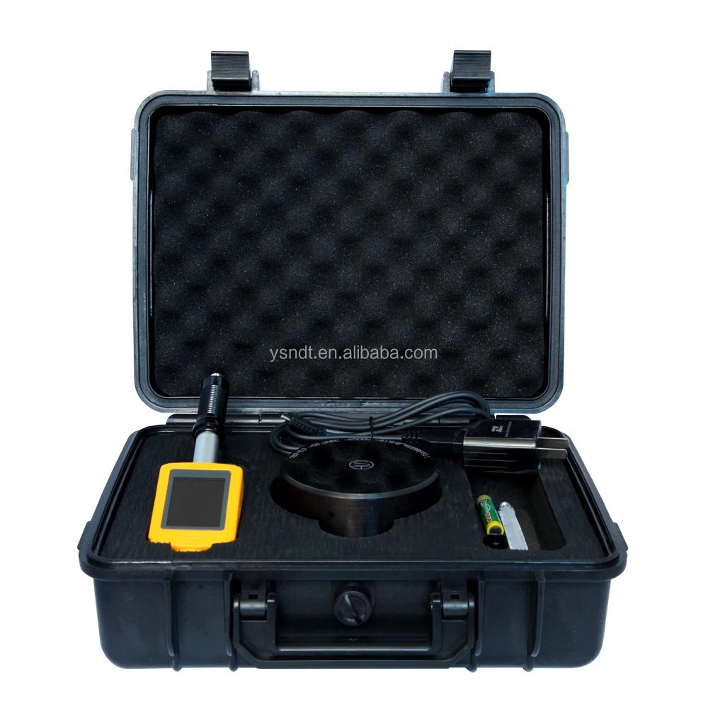 

Твердомер Leeb 2026Yushi Pen Type LM330 с OLED-экраном, измерение твердости HL HB HRB HRC HV HS, 5 языков, сменные щупы D/DL, 360°