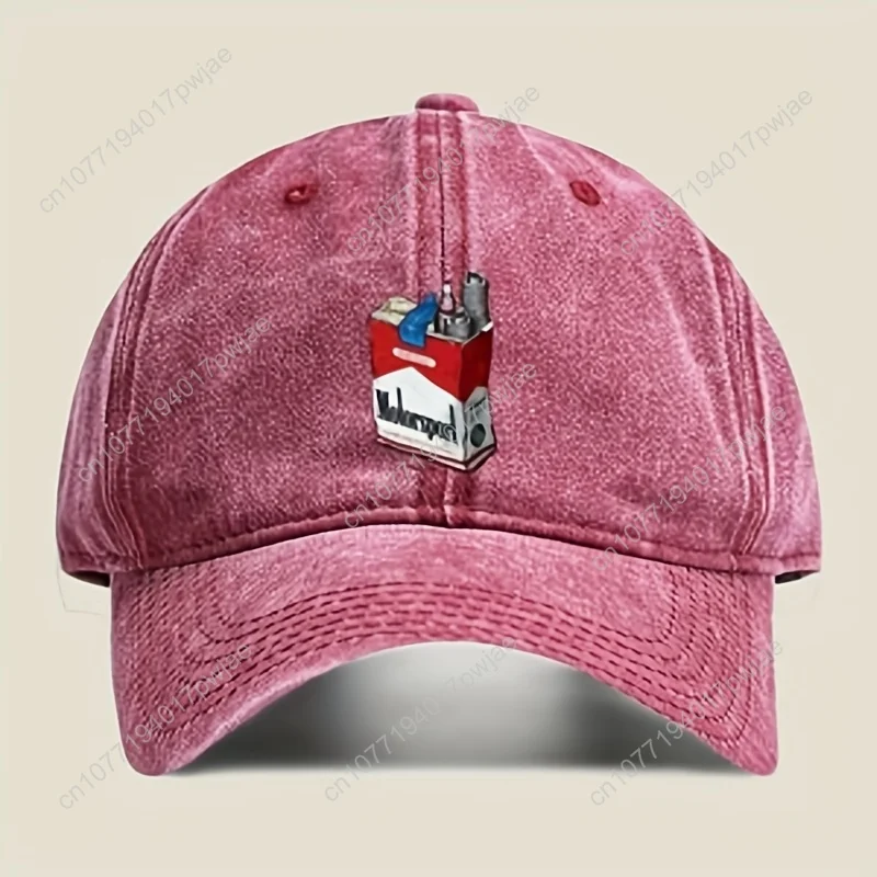 Boné de beisebol amarelo retrô "Motorsport" masculino – ajuste estruturado de poliéster leve com aba curvada, chapéu esportivo casual para Spri