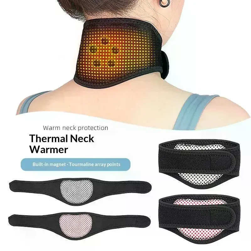 1Pcs Magnet Cervical Neck Care Collar Far Infrared Relaxation Magnetic Neckband Tourmaline Self-Heating Pads