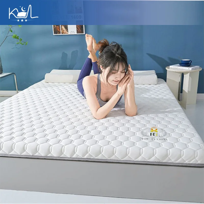 Class A Soybean Fiber Latex Mattress Topper Thickened Antibacterial Tatami Pad Student Dormitory Home Soft Bed Cushion