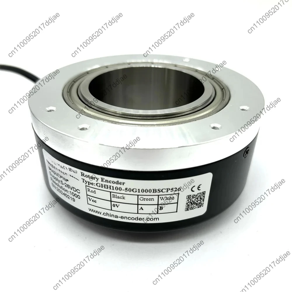 50mm hole hollow shaft elevator encoder 1000pulse PNP output GHH100-50G1000BSCP526