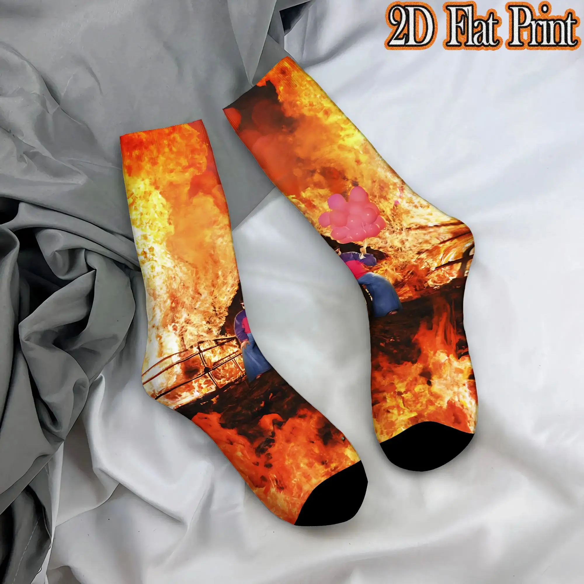 Oliver Tree Vintage  Hip Hop Novelty Casual Mid Tube Winter Sock Sports Socks