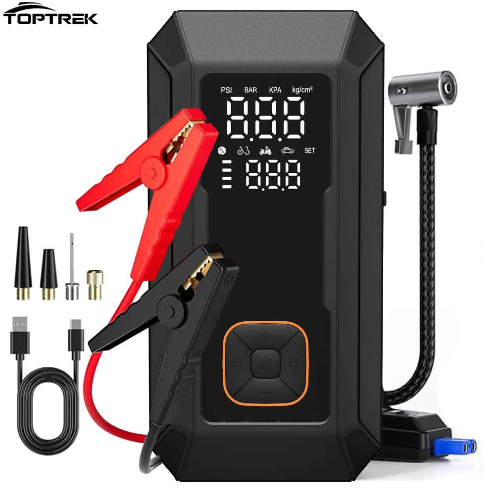 

Protable 12V Car Compressor 150 PSI 100% Duty New Cycle Car Tire Inflator Motorcycle Bicycle Balls Electric Tire Inflator Pump