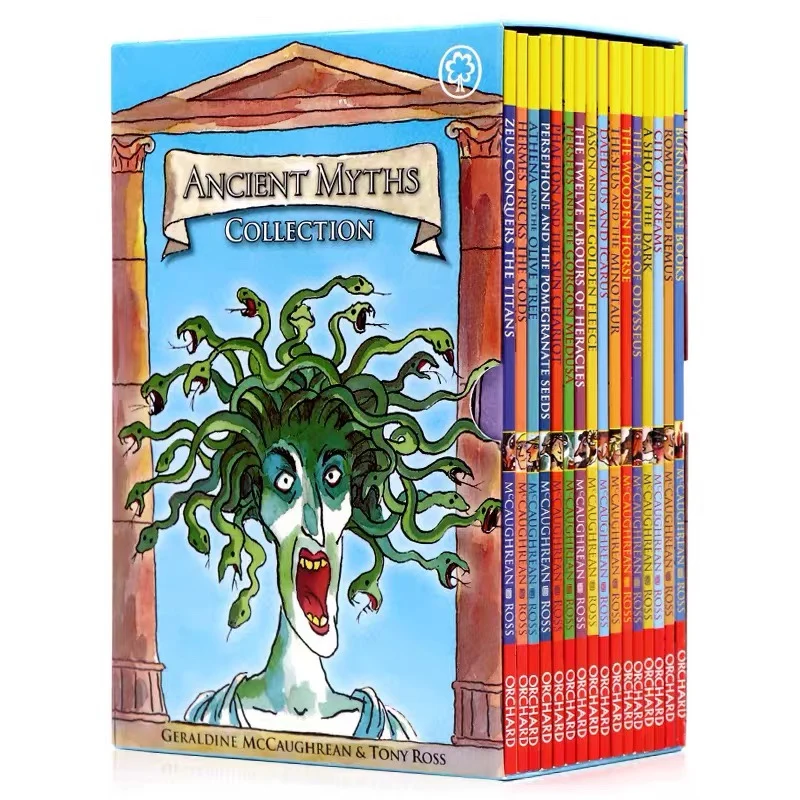 16 BOOKS/SET Ancient Greek and Roman Mythology  Kids Story Books English Libros