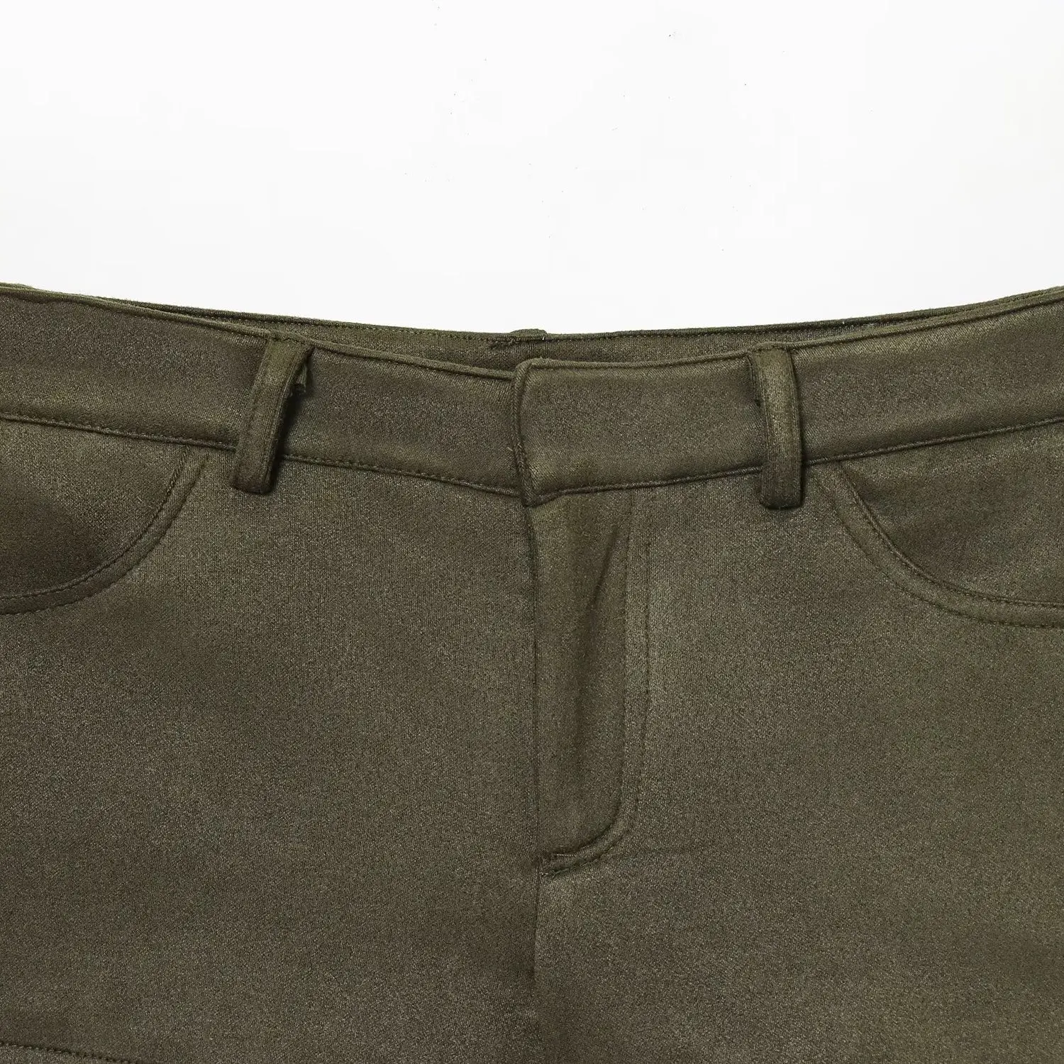 JNLEAOG Herbst Neue Faion Street Sle frauen Faux Wildleder Effekt orts Casual Hosen Polyester Faser Damen orts